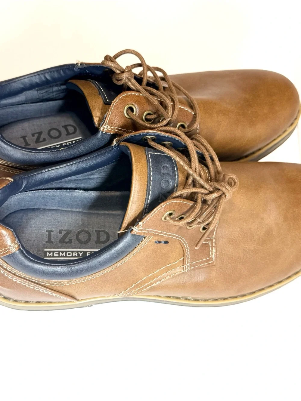 IZOD Cal Oxford Lace Up Casual Shoes Mens 9.5 NWOT